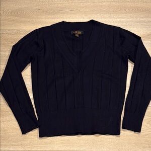 Truth Black V-Neck Sweater Classic